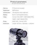Gtide Multifunction Sports DV Full HD Mini Sports Camera- 1080P Bike Helmet Action Video Camera DVR AVI Video... N4