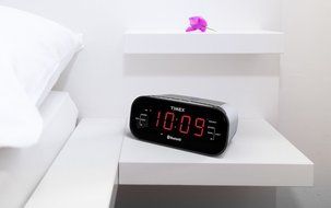 Timex Dual Alarm Radio Alarm Clock, Black (T332SC) N3