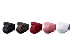Sony Lens Case Jacket for NEX-5 NEX-3/C3 with E18-55mm F3.5-5.6 OSS (SEL1855) | LCS-EML2A W WHITE