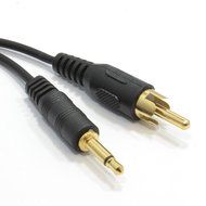 kenable 3.5mm Mono Jack Plug To Single RCA Phono Plug Cable 1.2m (~4 feet) N4