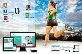 Bluetooth 4.0 Health Wristband - Activity/Sleep Tracking, Alert Notifications, App for Android and iOS, Splash... N2