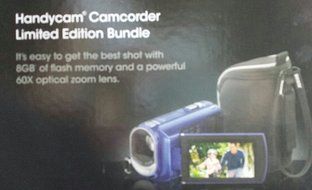 Sony DCRSX41/LBDL Blue Dual Flash Camcorder Kit with Bag N4