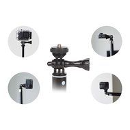 EZVIZ FIVE PLUS 4K Action Camera with Touchscreen - Black with Aluminum Lightweight Selfie Stick N6