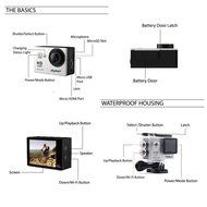 Ophgo W9R Mini Outdoor 12MP 1080P 30fps 2.0 Inch FHD LCD WiFi Remote Control 30M Waterproof 170&deg; Angle Fisheye... N2