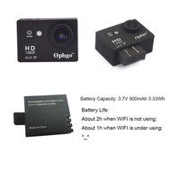 Ophgo W9R Mini Outdoor 12MP 1080P 30fps 2.0 Inch FHD LCD WiFi Remote Control 30M Waterproof 170&deg; Angle Fisheye... N3
