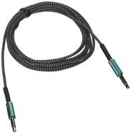 MOS SW-30449-06 6-Feet Spring Aux 3.5mm Cable, Reinforced, Braided Cable, Red