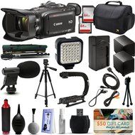 Canon XA30 HD Professional Video Camcorder + 128GB Memory + Camera Case Bag + Tripod + Monopod + 2 Extra Batteries... N2