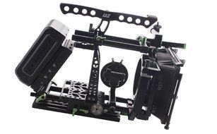 BMCC Cage Rig with 150Wh Li-ion Battery Power Supply and Follow Focus Matte Box for BlackMagic Camera Kit N6