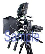 BMCC Cage Rig with 150Wh Li-ion Battery Power Supply and Follow Focus Matte Box for BlackMagic Camera Kit N7