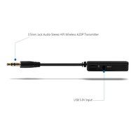 Bluetooth Transmitter, Ispring Wireless Portable Transmitter (Connected to 3.5mm Audio Devices, Paired with Bluetooth... N6