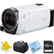 Canon VIXIA HF R700 Full HD Black Camcorder Bundle - White - Includes Camcorder, 16GB SDHC High Speed Memory Card...
