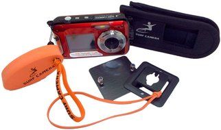 Surf Camera Floatable Action Sports Wearable Camera Red N4
