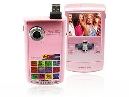 SVP MP300 HD MP3 Player and Pocket HD Video Pink Camera with YouTube Software N4