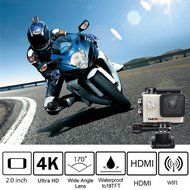 4K Sports Action Camera, ThiEYE i60e 2.0 Inch Screen WIFI 12MP FHD 170&deg; Wide Angle Lens 60M Waterproof With 360... N7