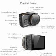 2.3K WIFI Action Camera, ThiEYE V5e Big Eye Sport Cam 16MP 1080P FHD 60M Waterproof With Amberalla Chipset Sony... N7
