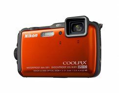 Nikon Aw120 Waterproof Digital Camera 16 Million Pixels Sunshine Orange Aw120or