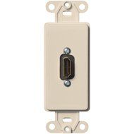 LEVITON 41647-I Decora(R) Insert HDMI(R) Wall Plate (Ivory) consumer electronics