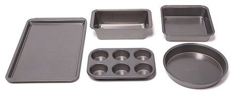Mrs. Fields 5 Piece Baking Essential Set, Metallic N2