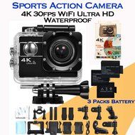 Sports Cam, waterproof, Wifi Action Camera, Video Camera, 4K Ultra HD Wifi Action Camera with action accessories... N2