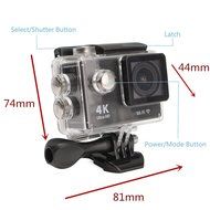INSMA Ultra HD 1080P WIFI Waterproof Sports Action Camera 2.0 inch 4K WiFi Sport Action Camera DV Car DVR Outdoor... N8