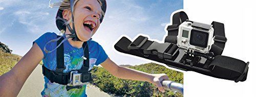 ProGear Adjustable Kids Chest And Head Mount Bundle For GoPro Hero 4/3+/3/2/1 Session Ages 3-14 N2
