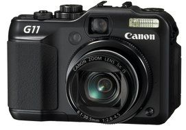 Canon PowerShot G11 10MP Digital Camera with 5x Wide Angle Optical Stabilized Zoom and 2.8-inch articulating LCD
