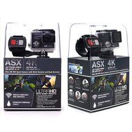 ASX ActionPro Black w/ Dual Screens &amp; Waterproof Wrist Remote - 4K Ultra HD Waterproof Wifi Cam - Dual Screens... N4