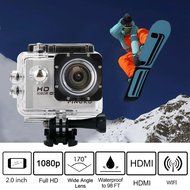 PINGKO F71 WIFI Full HD Sports Action Camera,1080P 30fps 12MP 2.0 Inch LCD Screen 170 Degree Wide Angle Lens Waterproof... N6