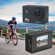Boblov AT-30 Full HD 4K@30fps 1080P@60fps 173 Degree Wide Angle 16MP WiFi Sports Action Camera DVR (Black) N11