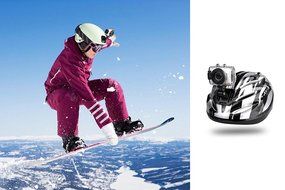 Gear-Pro High-Definition Sport Action Camera, 720p Wide-Angle Camcorder With 2.0 Touch Screen - SD Card Slot,...