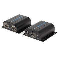 ESYNiC 60m HDMi Ethernet Network Extender 1080P HDMi HDTV Extender with 2 Port HDMI Splitter Loop Over Single... N4