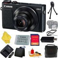 Canon PowerShot G9 X Digital Camera with 3x Optical Zoom, Built-in Wi-Fi and 3 inch LCD (Black)+ Case+64 GB Card...