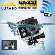 [With Wrist Remote Control] Sports Camera, 2.0 Inch 1080P HD 170 Degree 4K Ultra-Wide Angle Lens Remote Waterproof... N7