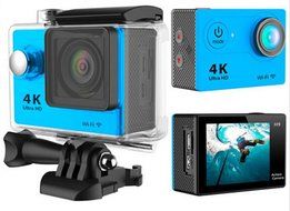 Sports Action Camera Ultra 4K with wifi 170 degree View Angle(Blue) N2