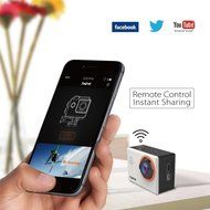 ThiEYE i60 4K Action Camera - 4MP SONY CMOS, 1.5 Inch TFT Display, 152 Degree Lens, Wi-Fi, Image Stabilizer (Silver) N3