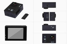EASTREACH Full HD 1080P Sport Action Camera WIFI FHD 4k 30 fps 170 Degree Wide Viewing Angle 2.0 Inch LCD Waterproof...