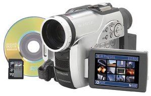 Hitachi DZ-GX20MA 2.1 MP DVD Camcorder w/10x Optical Zoom (Discontinued by Manufacturer) N2