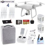 DJI Phantom 4 Kit - Includes 2 Intellegent In Flight Battery + Extra 64GB Micro SD Memory Card