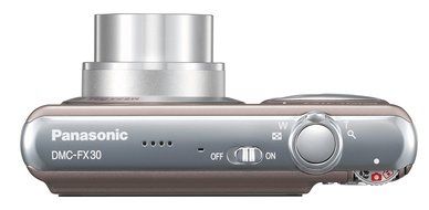 Panasonic Lumix DMC-FX30K 7.2MP Digital Camera with 3.6x Optical Image Stabilized Zoom (Black) N16