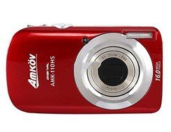 Amkov Dc110Hs 3.0" Tft Lcd Screen Digital Camera With 4X Digital Zoom (Red) Produced by YSK N8