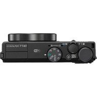 Nikon COOLPIX P340 12.2 MP Wi-Fi CMOS Digital Camera with 5x Zoom NIKKOR Lens and Full HD 1080p Video (Black)(... N4