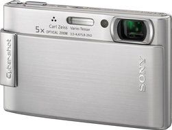 Sony Cybershot DSC-T200 8.1MP Digital Camera with 5x Optical Zoom with Super Steady Shot Image Stabilization (... N15