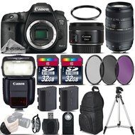 Canon EOS 7D Mark II DSLR Camera + 50mm 1.8 STM Lens + 70-300 Di LD Macro Lens + Canon Speedlite 430EX III RT...