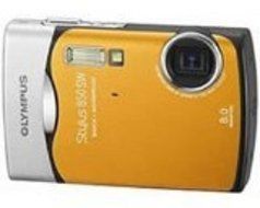 Olympus Stylus 850SW 8MP Digital Camera with 3x Optical Zoom (Orange) N2