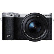 Samsung NX500 Mirrorless Digital Camera with 16-50mm Power Zoom Lens (Black) + 32GB SDHC Memory Card - International...