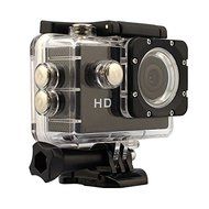 HD Sports Action Camera 120&deg;2G2P Wide-angle Lens USB2.0 Waterproof Housing and Accessories(11 Items) black N3