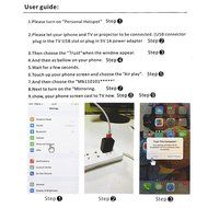 Reelva Micro USB To HDMI Cable,Micro USB To HDMI 1080P HDTV Adapter Cable For iPhone 5 5s 6 6s Plus Need Personal... N12