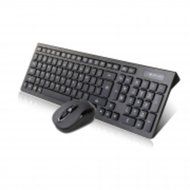iMicro KBIMW103 Wireless 2.4GHz Multimedia Keyboard and Mouse Combo Black consumer electronics