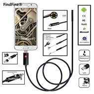 Black 5M 16.4ft Cable 7mm Lens 2 In 1 Dual Usb HD endoscope For Android OTG Phone Cable inspection Pipe IP67 Waterproof...