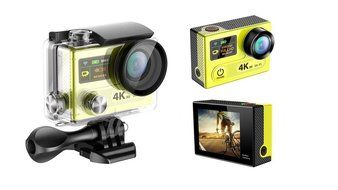 360VR 4k UItra 1080P60 FULL HD Dual Screen Waterproof WIFI Sport Action Camera Bundle with Accessories MDV8000... N4